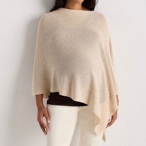 Quince Maternity Nursing Shawl Cotton Cashmere Lightweight